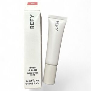 REFY Tinted Lip Gloss - Full Size 0.44 oz - ROSEWOOD - NEW BNIB